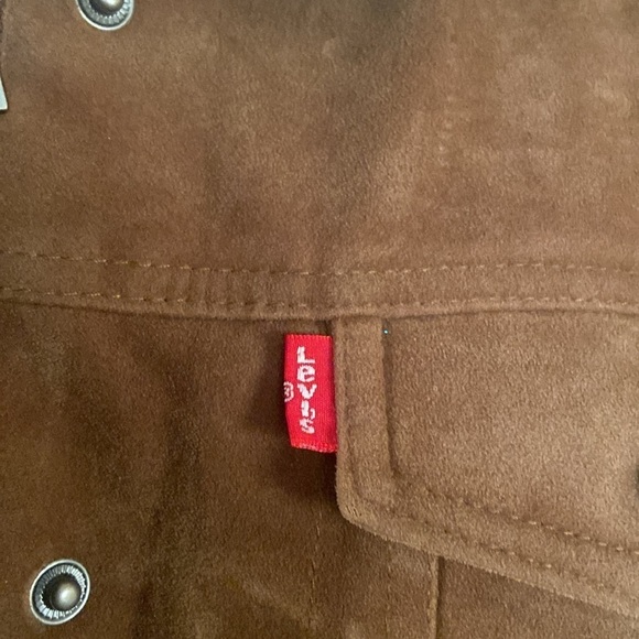 Levi's Women's Classic Sherpa Lined Trucker Jacket Cognac - Picture 7 of 16